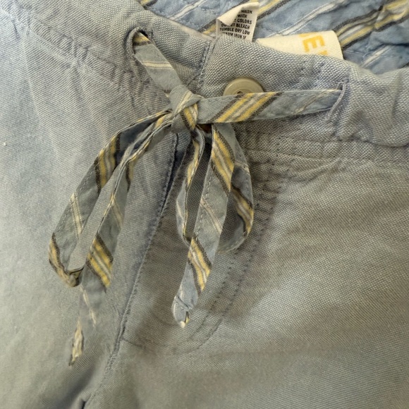 Abercrombie & Fitch Cotton Pajama Bottoms Women’s Small Blue Soft Drawstring - Picture 2 of 6